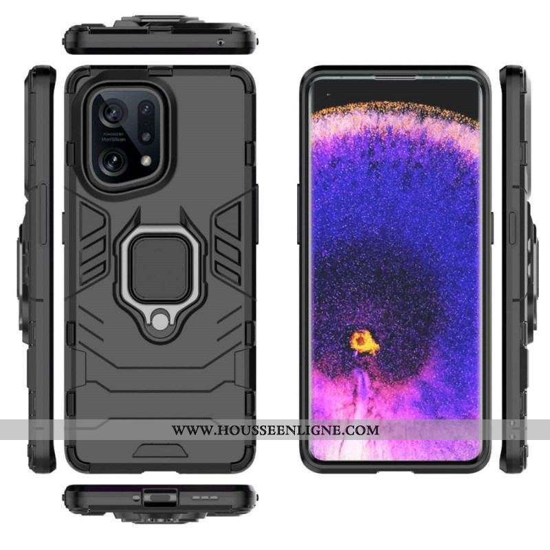 Coque Oppo find X5 Ring Résistante