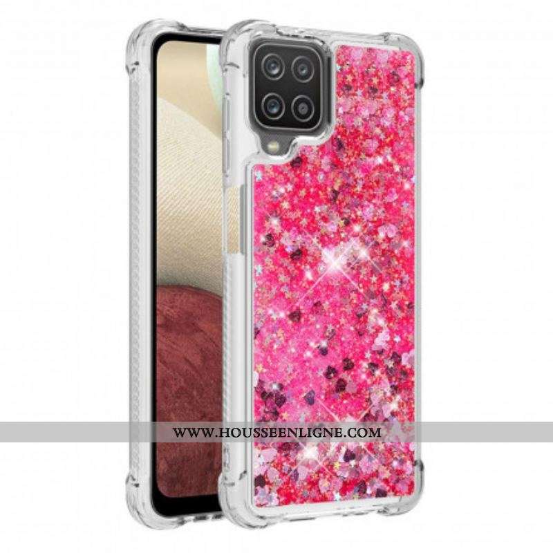 Coque Samsung Galaxy A12 / M12 Désire Paillettes