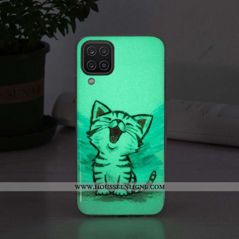 Coque Samsung Galaxy A12 / M12 Fluorescente Chat