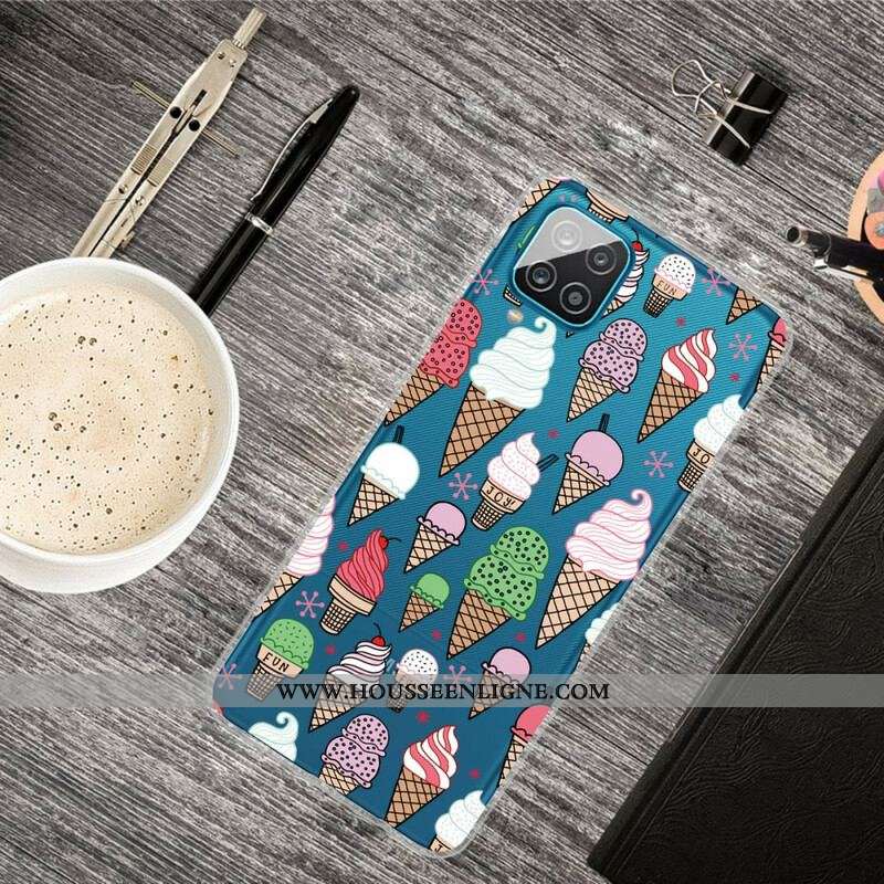 Coque Samsung Galaxy A12 / M12 Glaces à la Crème