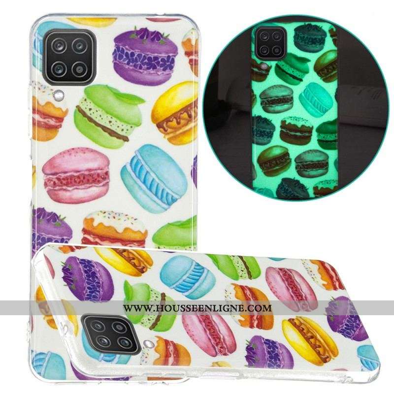 Coque Samsung Galaxy A12 / M12 Macarons Fluorescente