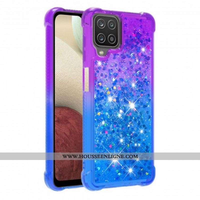 Coque Samsung Galaxy A12 / M12 Paillettes Colors