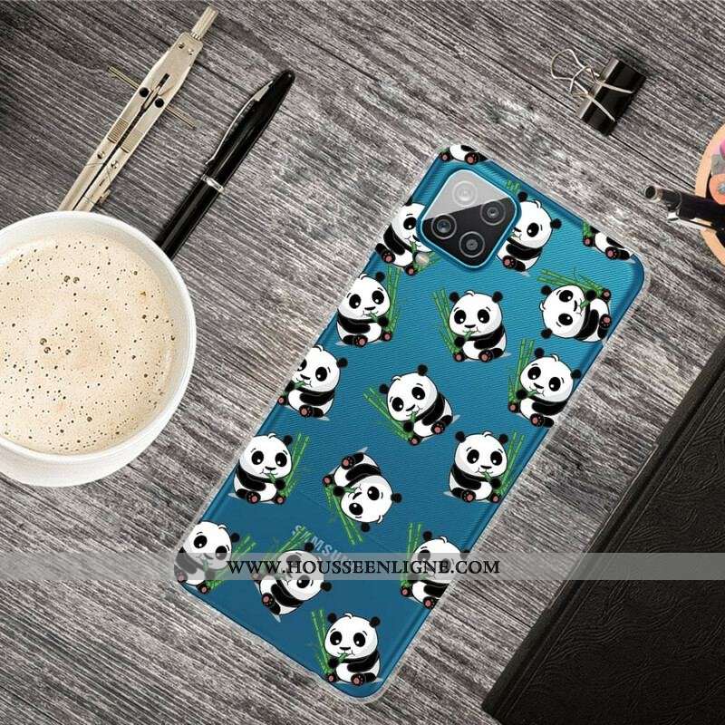 Coque Samsung Galaxy A12 / M12  Petits Pandas