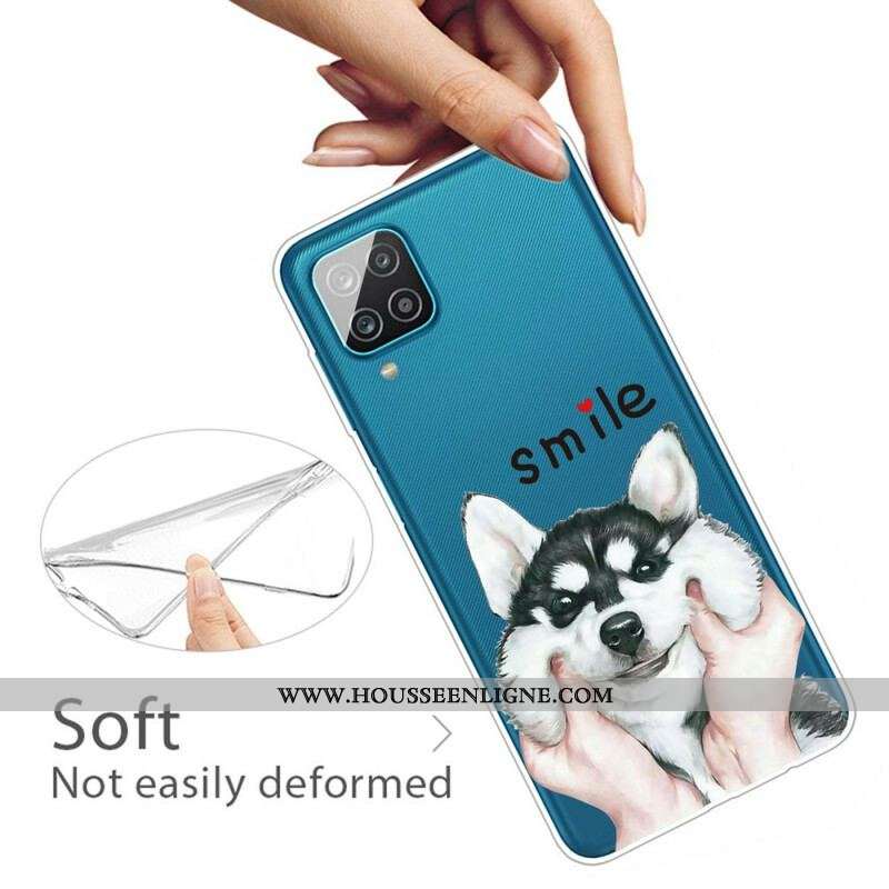 Coque Samsung Galaxy A12 / M12 Smile Dog