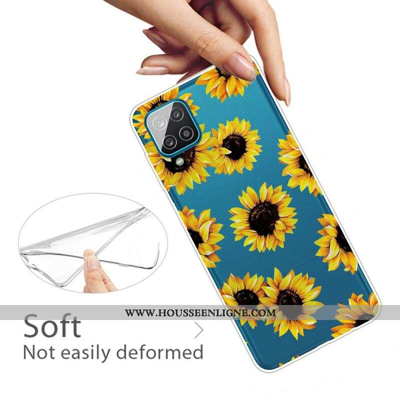 Coque Samsung Galaxy A12 / M12 Tournesols