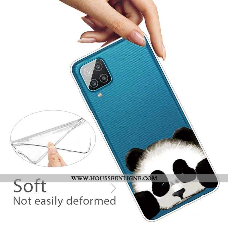 Coque Samsung Galaxy A12 / M12 Transparente Panda