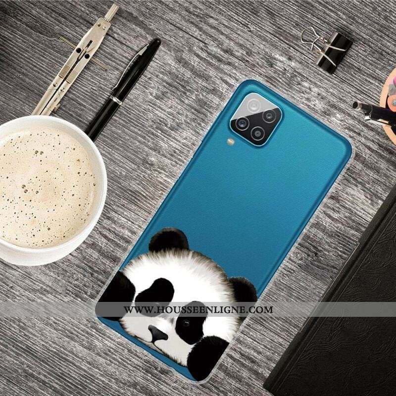 Coque Samsung Galaxy A12 / M12 Transparente Panda