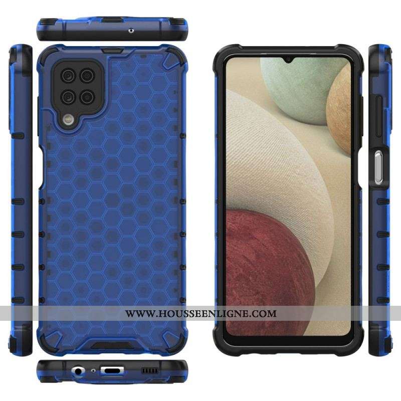 Coque Samsung Galaxy A12 / M12 à Cordon Nid d'abeille