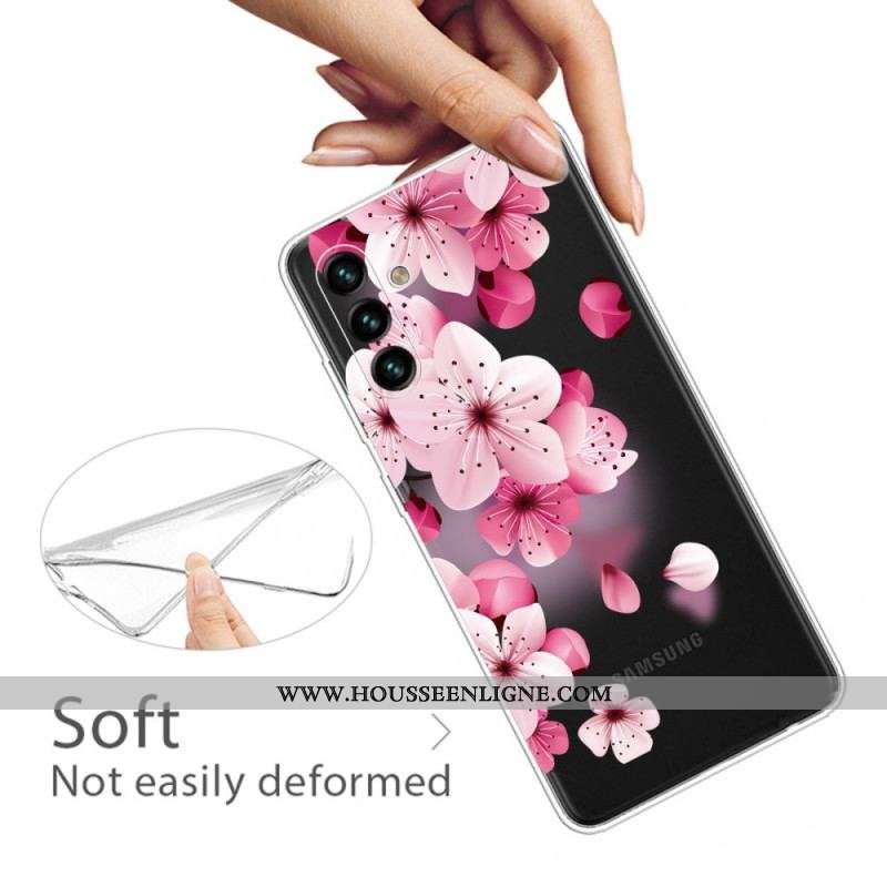 Coque Samsung Galaxy A13 5G / A04s Petites Fleurs Roses