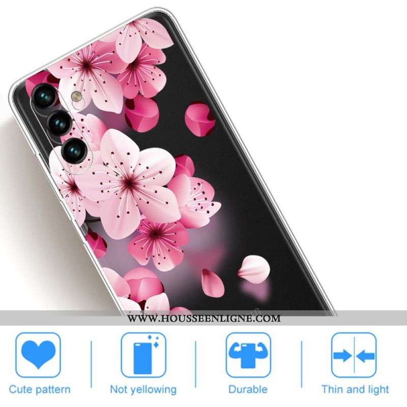 Coque Samsung Galaxy A13 5G / A04s Petites Fleurs Roses