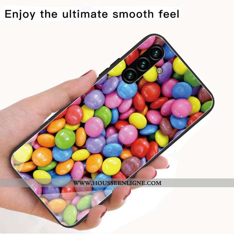 Coque Samsung Galaxy A13 5G / A04s Verre Trempé Bonbons