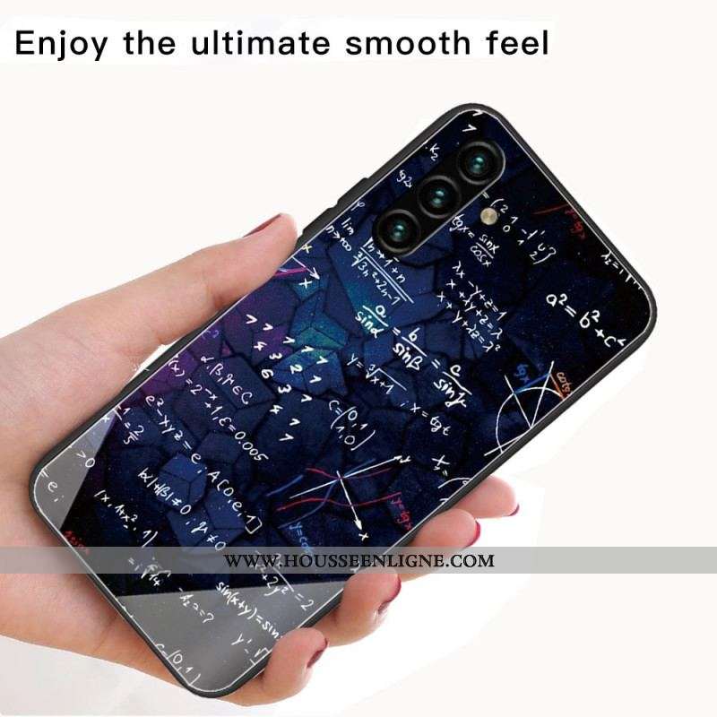 Coque Samsung Galaxy A13 5G / A04s Verre Trempé Calculs Mathématiques