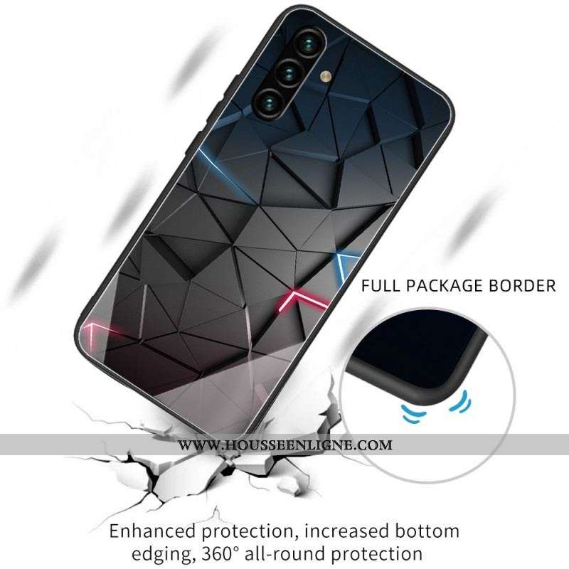 Coque Samsung Galaxy A13 5G / A04s Verre Trempé Géométrie