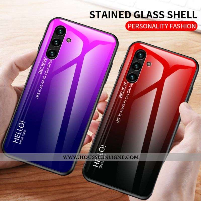 Coque Samsung Galaxy A13 5G / A04s Verre Trempé Hello