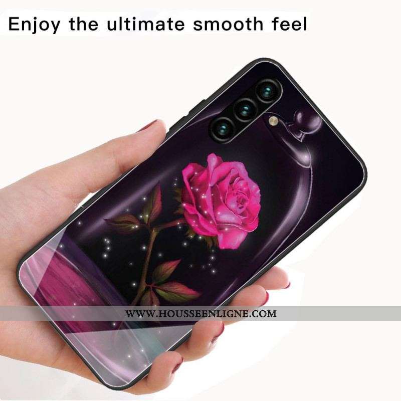 Coque Samsung Galaxy A13 5G / A04s Verre Trempé Rose Magique