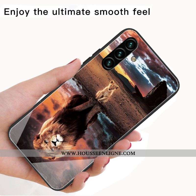 Coque Samsung Galaxy A13 5G / A04s Verre Trempé Rêve de Lionceau