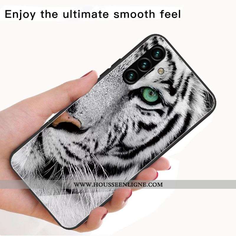 Coque Samsung Galaxy A13 5G / A04s Verre Trempé Tigre