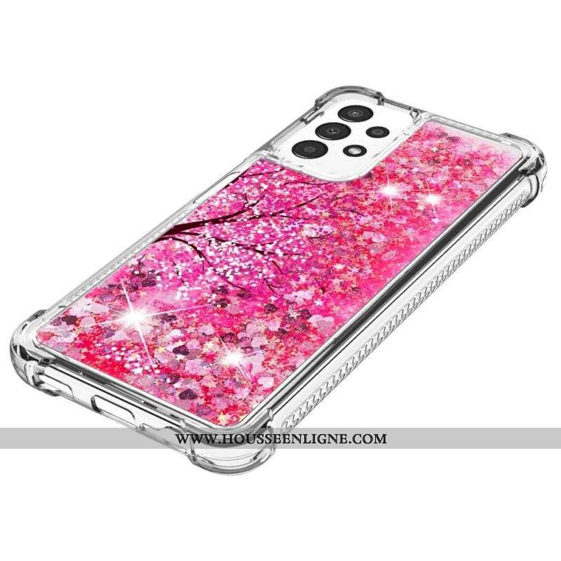 Coque Samsung Galaxy A13 Arbre Paillettes