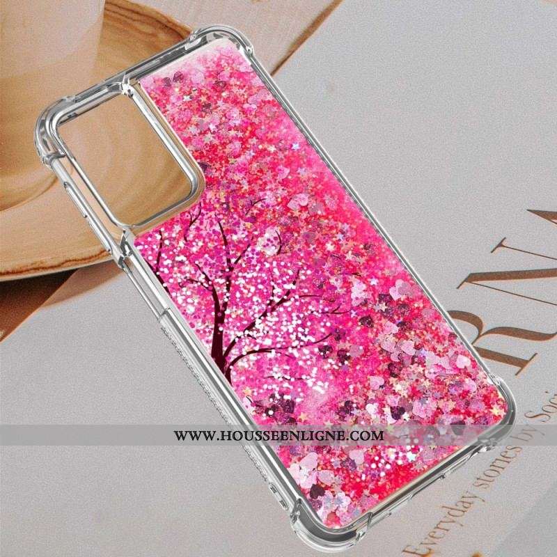 Coque Samsung Galaxy A13 Arbre Paillettes