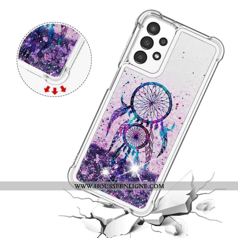 Coque Samsung Galaxy A13 Attrape Rêves Paillettes