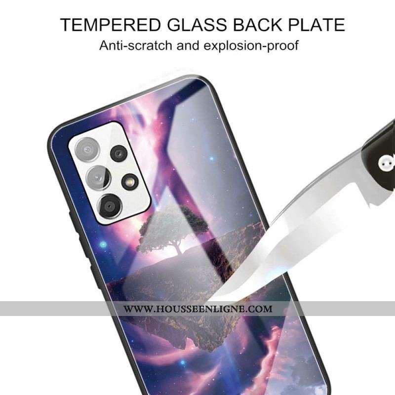 Coque Samsung Galaxy A13 Verre Trempé Arbre du Monde