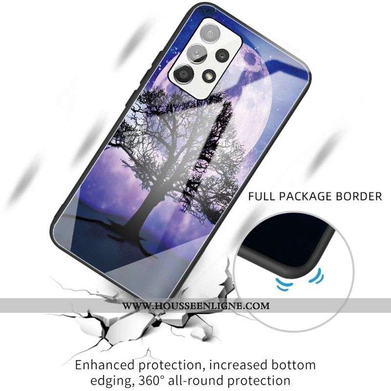 Coque Samsung Galaxy A13 Verre Trempé Arbre