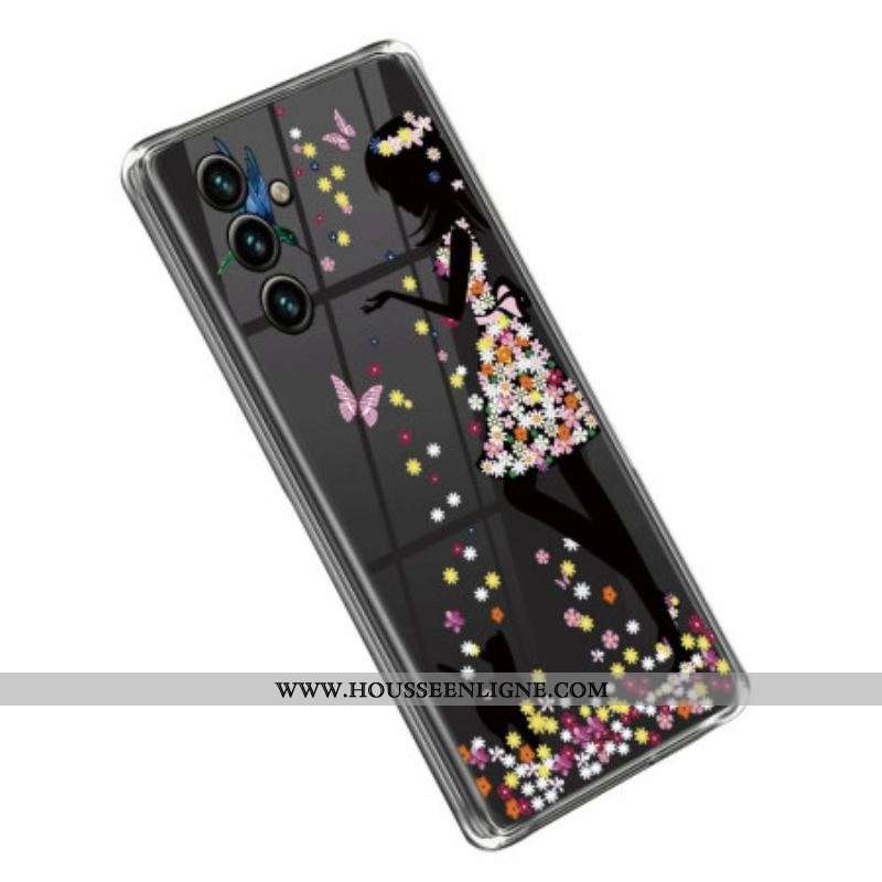 Coque Samsung Galaxy A14 5G / A14 Transparente Jeune Fille