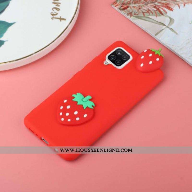 Coque Samsung Galaxy A42 5G La Fraise 3D