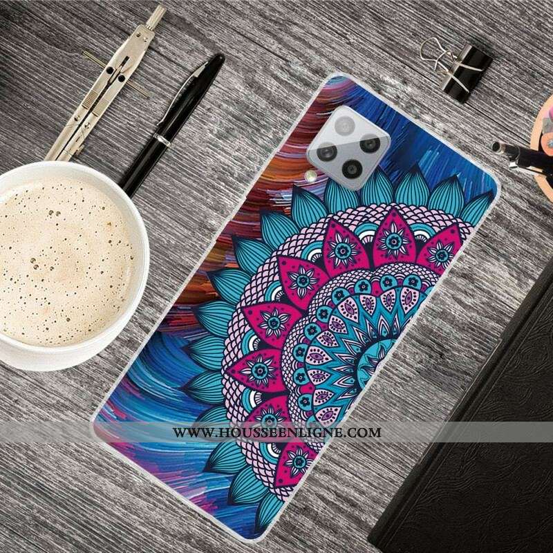 Coque Samsung Galaxy A42 5G Mandala Coloré