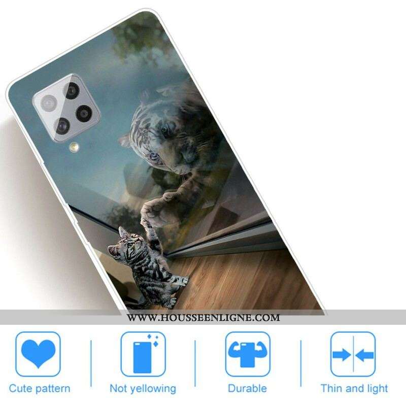 Coque Samsung Galaxy A42 5G Rêve de Chaton