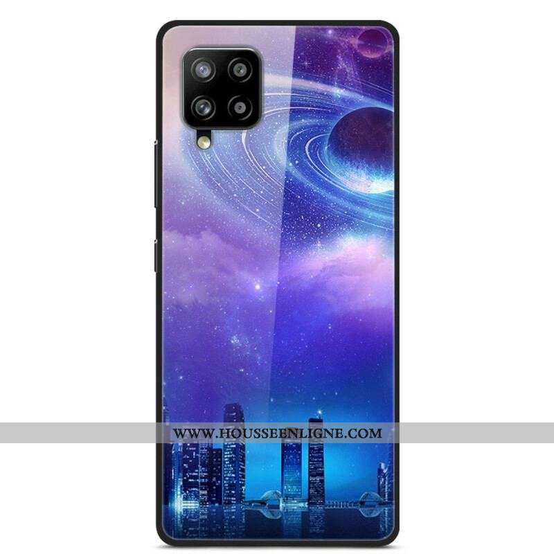 Coque Samsung Galaxy A42 5G Verre et Silicone Ville