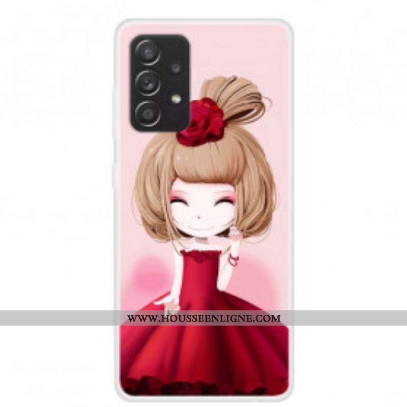 Coque Samsung Galaxy A52 4G / A52 5G / A52s 5G Manga Lady