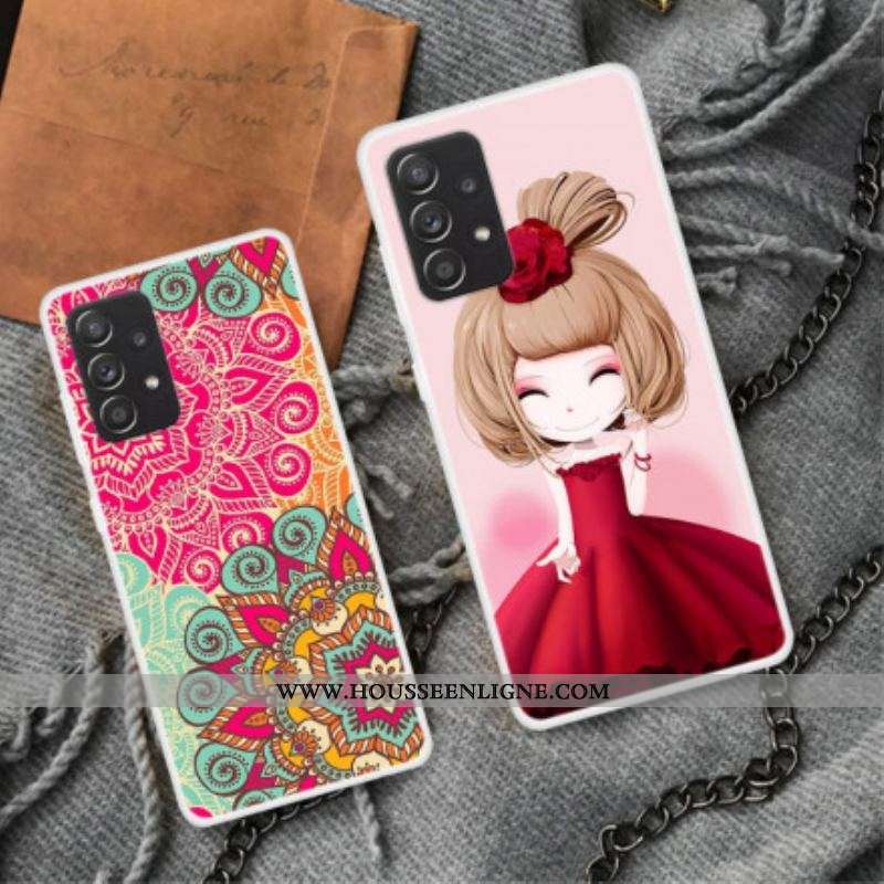 Coque Samsung Galaxy A52 4G / A52 5G / A52s 5G Manga Lady