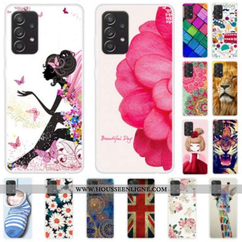 Coque Samsung Galaxy A52 4G / A52 5G / A52s 5G Manga Lady