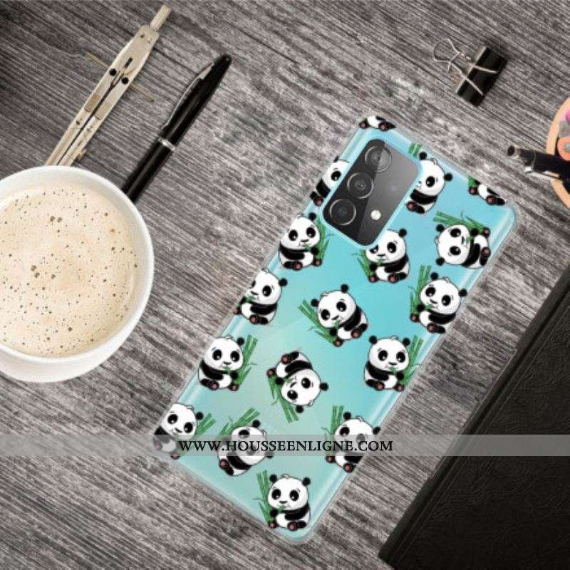 Coque Samsung Galaxy A52 4G / A52 5G / A52s 5G Petits Pandas