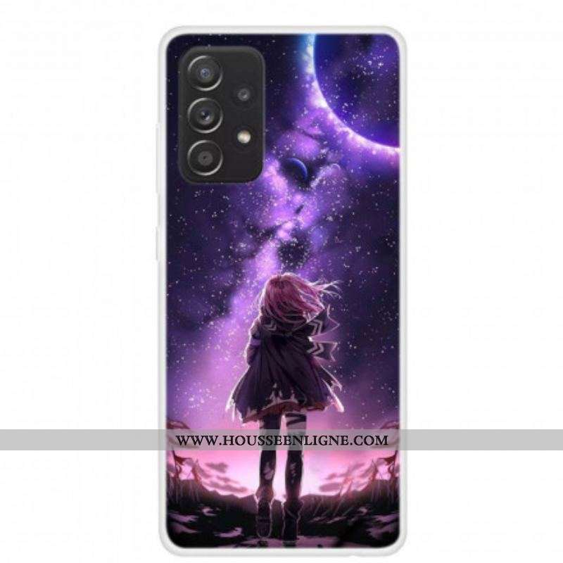 Coque Samsung Galaxy A52 4G / A52 5G / A52s 5G Pleine Lune Magique