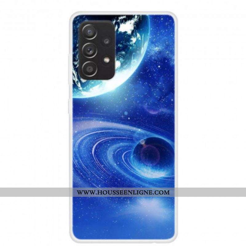 Coque Samsung Galaxy A52 4G / A52 5G / A52s 5G  Silicone Planètes