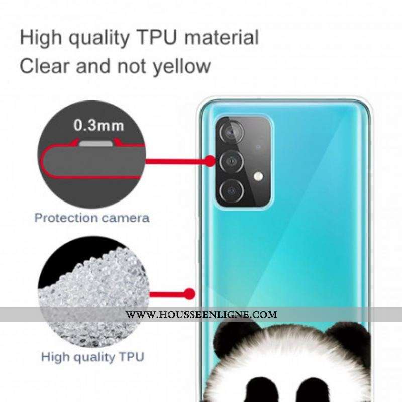 Coque Samsung Galaxy A52 4G / A52 5G / A52s 5G Transparente Panda