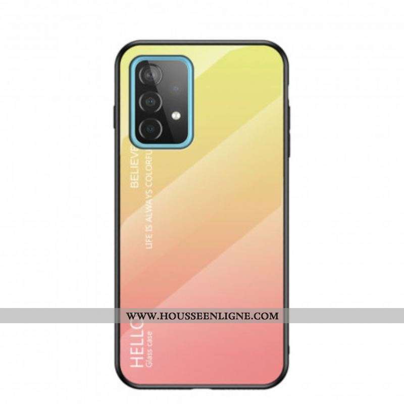 Coque Samsung Galaxy A52 4G / A52 5G / A52s 5G Verre Trempé Hello