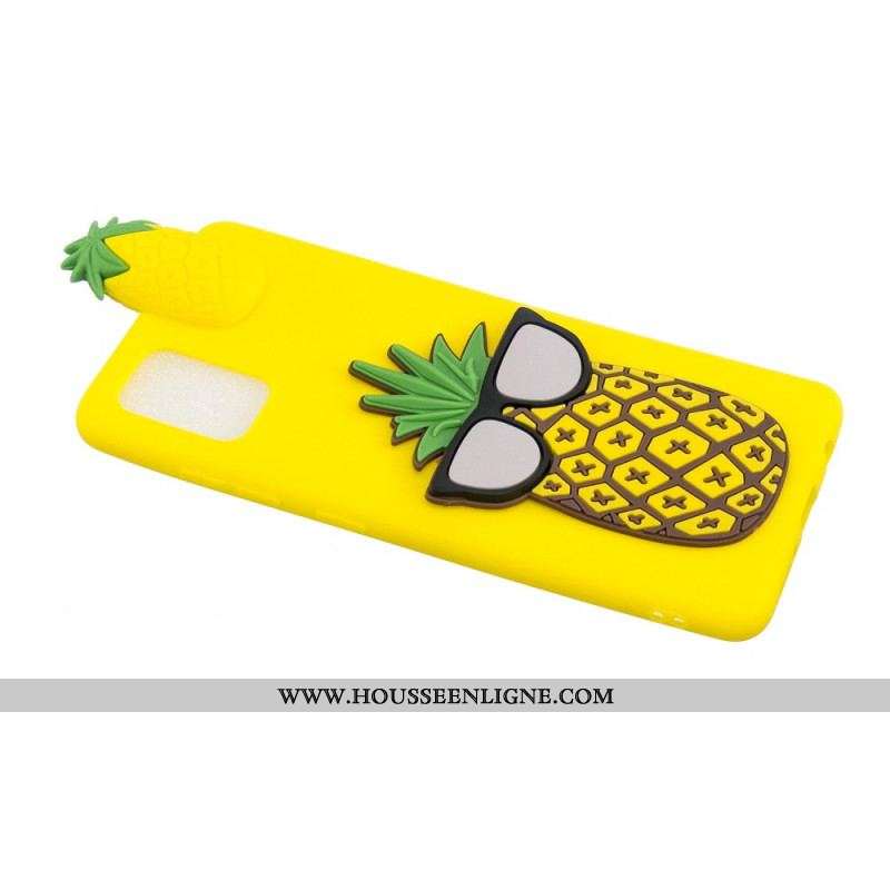 Coque Samsung Galaxy A53 5G Ananas Lunettes 3D