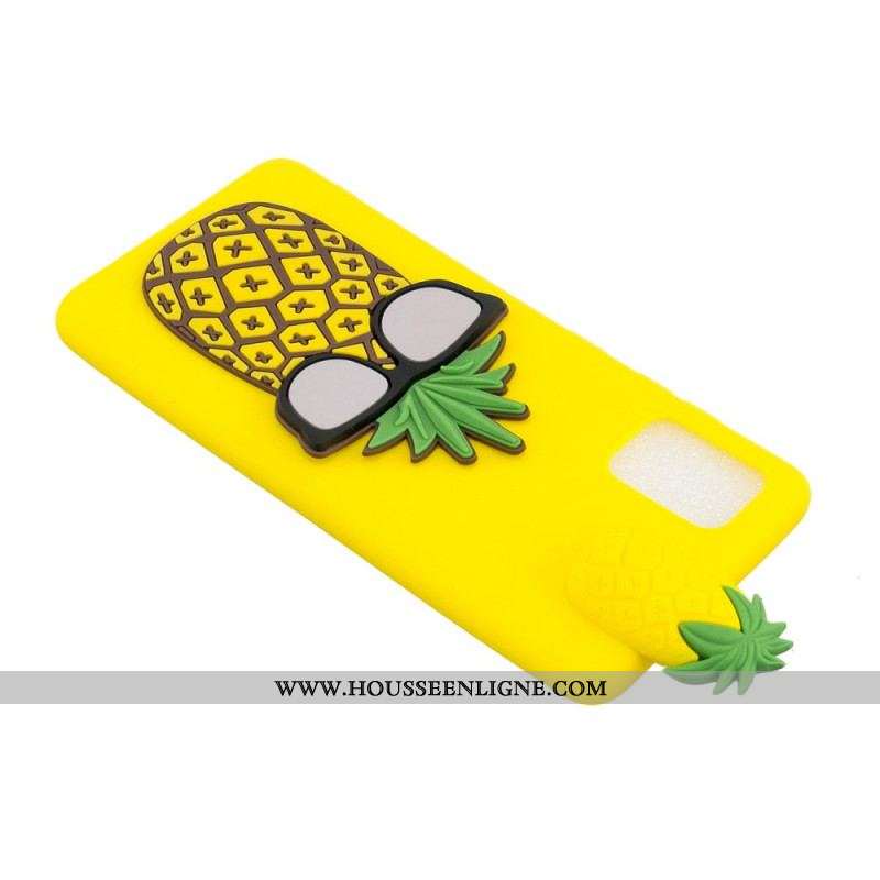 Coque Samsung Galaxy A53 5G Ananas Lunettes 3D