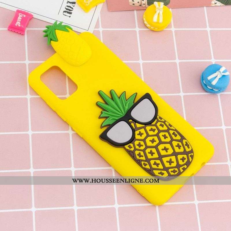 Coque Samsung Galaxy A53 5G Ananas Lunettes 3D