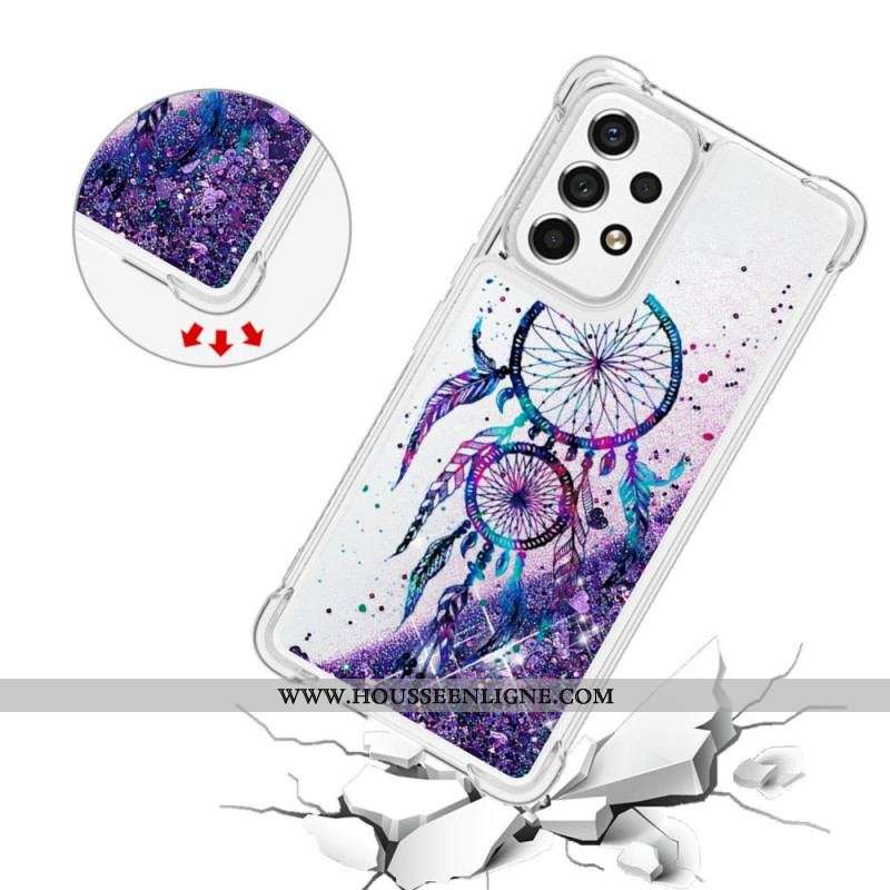 Coque Samsung Galaxy A53 5G Attrape Rêves Paillettes