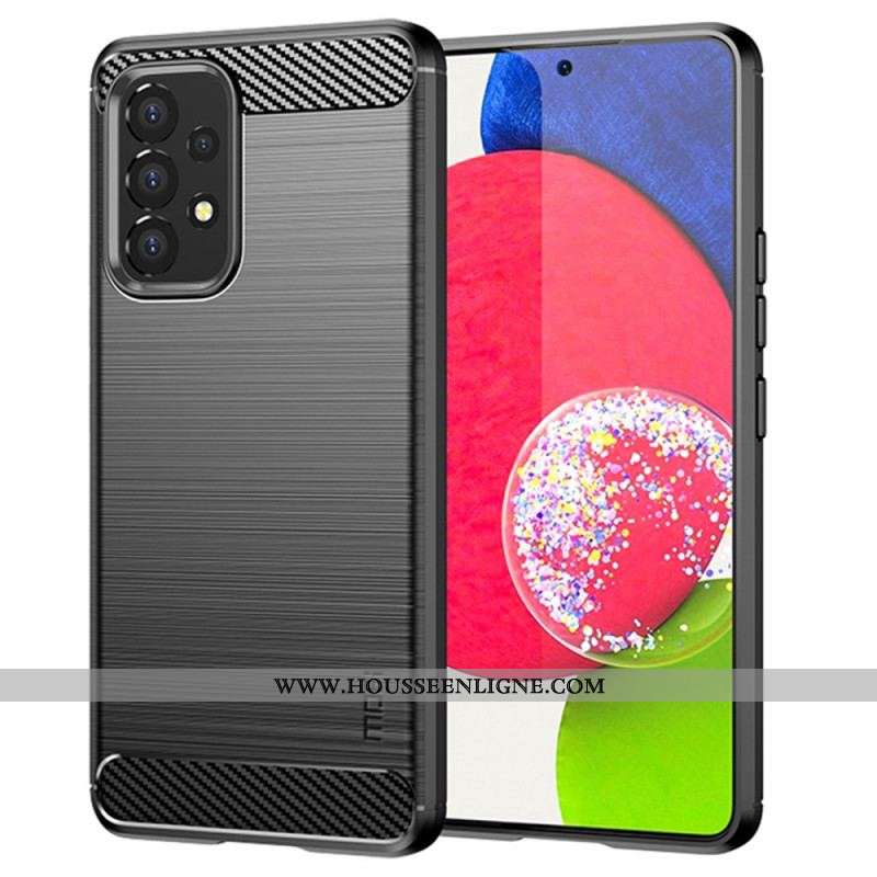 Coque Samsung Galaxy A53 5G Fibre Carbone Brossée MOFI