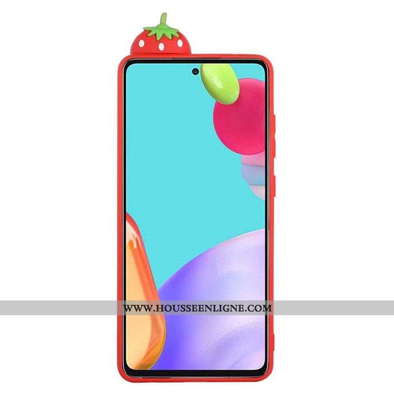 Coque Samsung Galaxy A53 5G La Fraise 3D