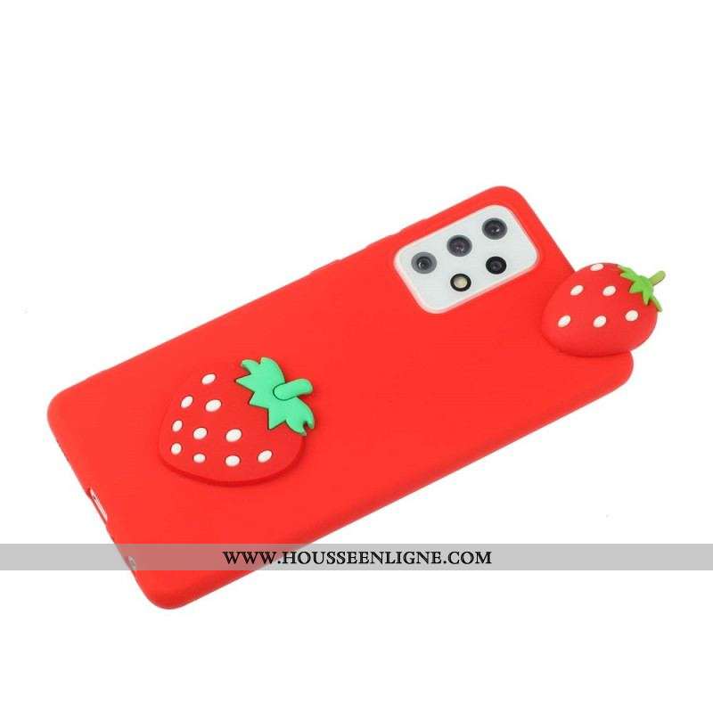 Coque Samsung Galaxy A53 5G La Fraise 3D