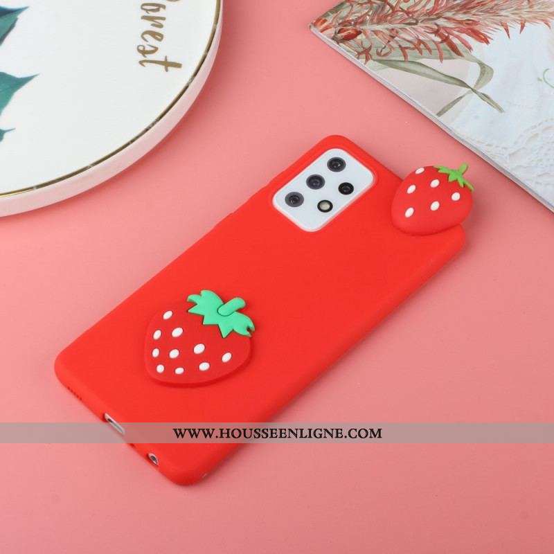 Coque Samsung Galaxy A53 5G La Fraise 3D