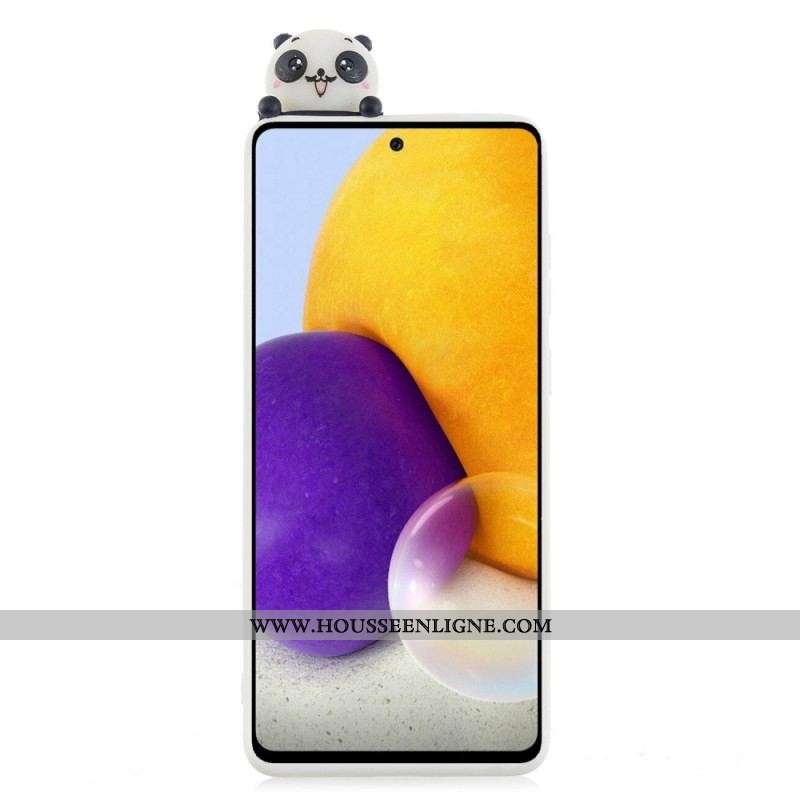 Coque Samsung Galaxy A53 5G Love Panda 3D