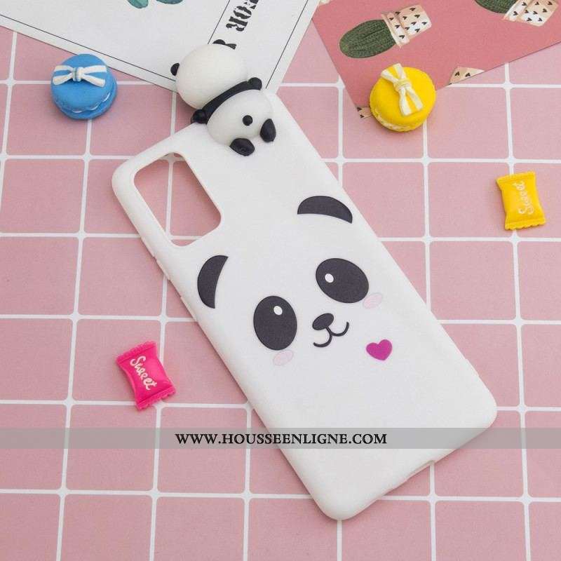 Coque Samsung Galaxy A53 5G Love Panda 3D