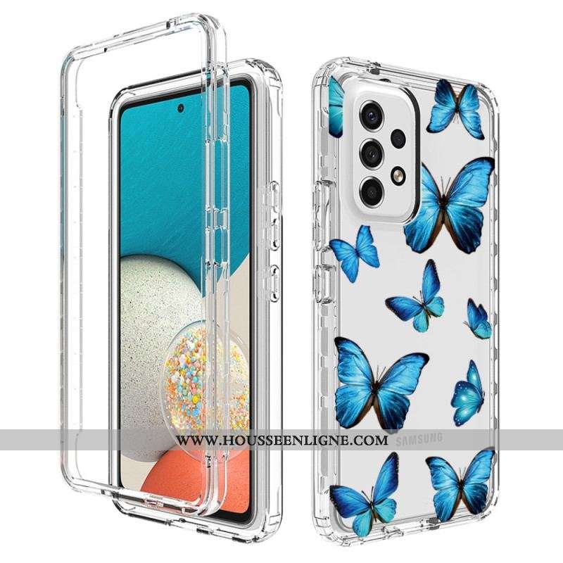 Coque Samsung Galaxy A53 5G Transparente Papillons